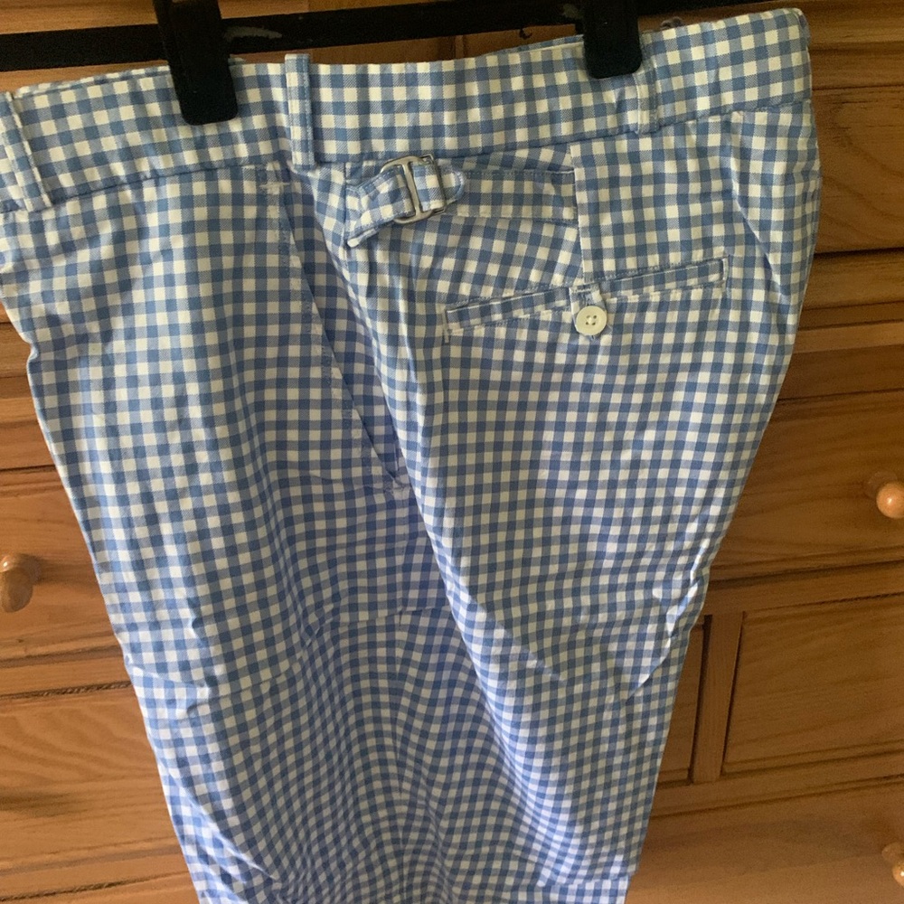 Ralph Lauren Polo White checkered Pants